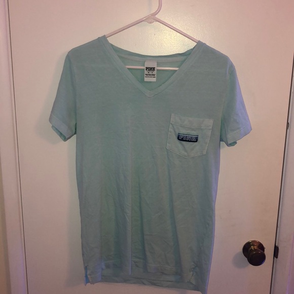 PINK Victoria's Secret Tops - Pink by Victoria’s Secret shirt sleeve v-neck